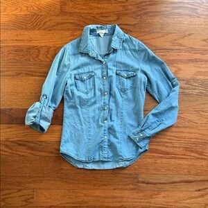 Denim Button Down Shirt